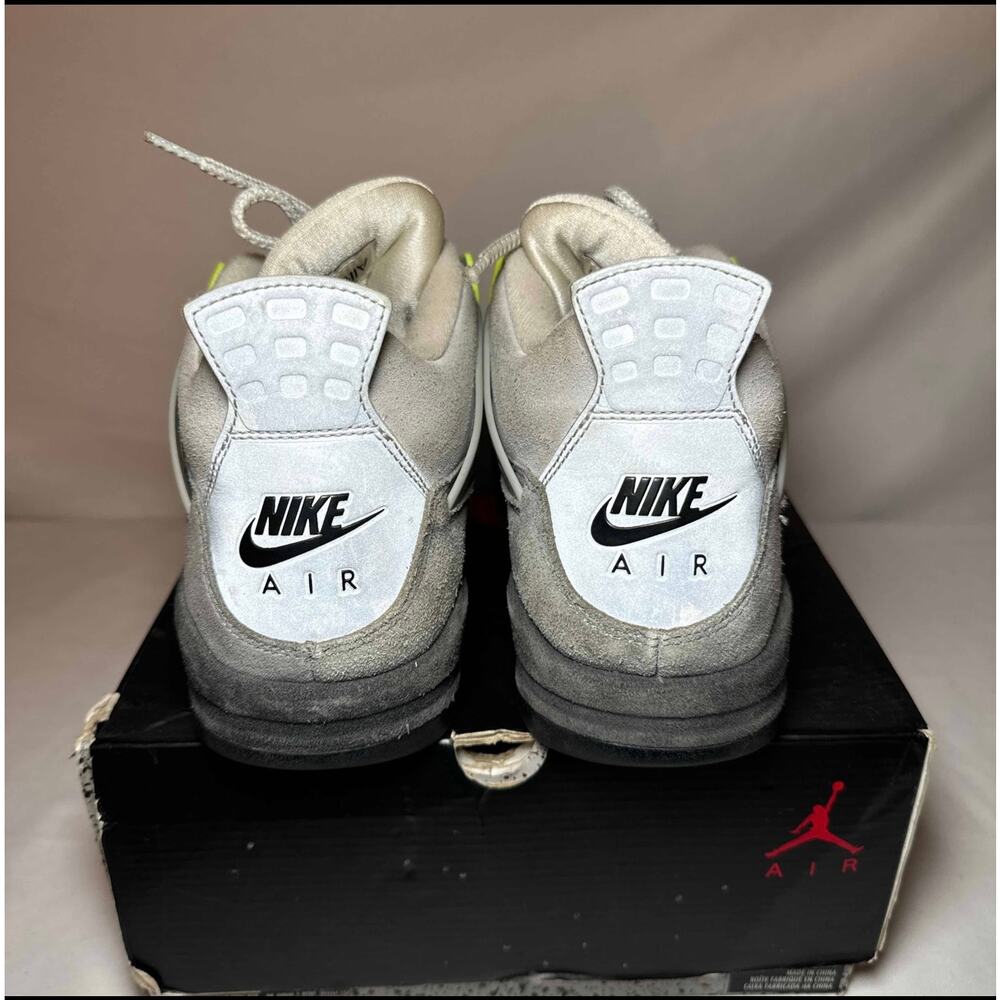 Size 11.5 - Nike Air Jordan 4 Retro SE Neon 95 Men's Shoes Ships Now - Picture 5 of 9